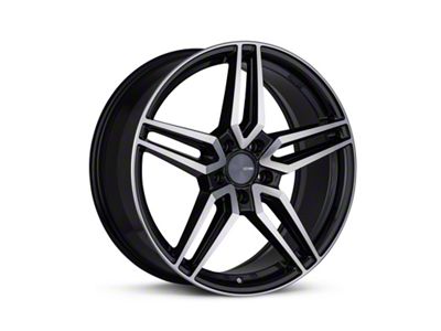 Enkei Victory Black Machined Wheel; 19x8; 35mm Offset