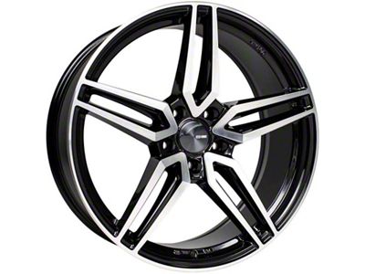 Enkei Victory Black Machined Wheel; 20x8.5; 40mm Offset