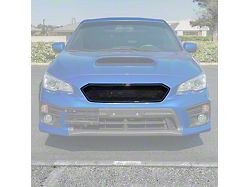 CS Performance Package Front Mesh Grille Cover; Glossy Black (18-21 WRX)