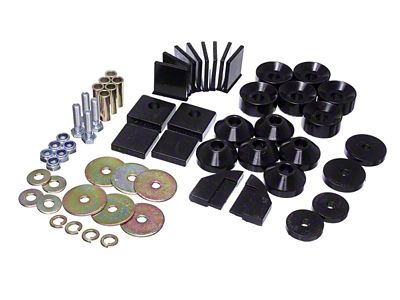 Energy Suspension 86-95 Suzuki Samurai Black Body Mount Set - 1.4101G