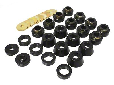 Energy Suspension 87-96 Jeep Wrangler Black Body cab Mount Set - 2.4105G