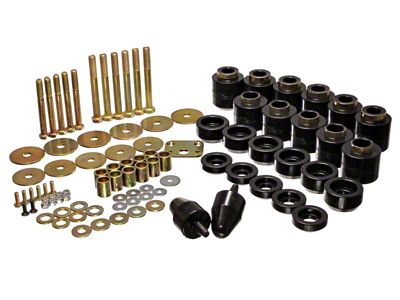 Energy Suspension 1in Black Body Lift Kit - 2.4108G