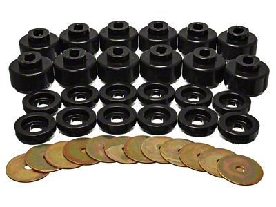 Energy Suspension Body Mount Set - Black - 3.4156G