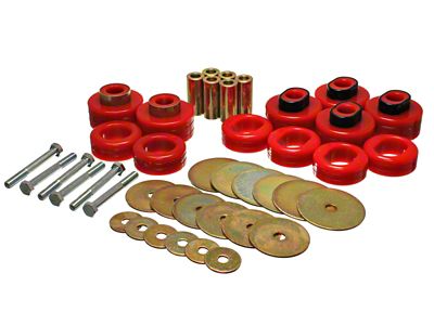 Energy Suspension Cab Mount Set - Std Cab - Red - 5.4116R