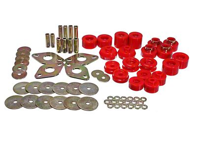 Energy Suspension 00-02 Toyota 4-Runner 2WD/4WD Red Body Mount Bushing - 8.4110R
