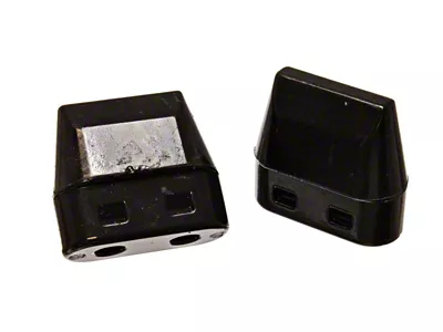 Energy Suspension Front Axle Bump Stop Set - Black - 5.9105G