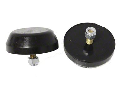 Energy Suspension 1in Tall Flat Head Bump Stop - Black - 1