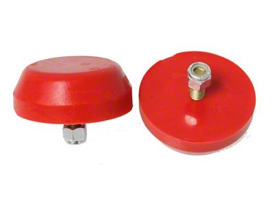 Energy Suspension 1in Tall Flat Head Bump Stop - Red - 1