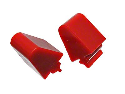 Energy Suspension GM Style Pull Thru Red Bump Stop Set - 9.9165R