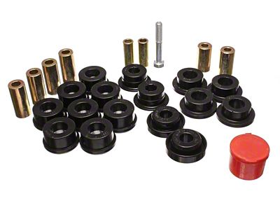 Energy Suspension Control Arm Bushings - Front - Black - 2.3108G