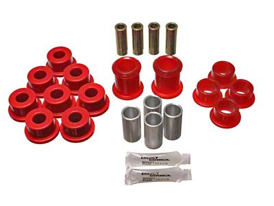 Energy Suspension Gm Cntrl Arm Bushing Set - Red - 3.3142R