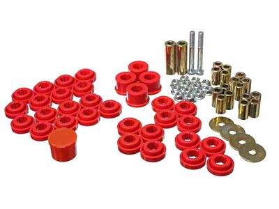 Energy Suspension Chrysler/Dodge Red Rear End Control Arm Bushing Set - 5.3141R