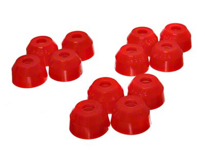 Energy Suspension Tie-Rod End Boot - Round 12 - Red - 9.13121R