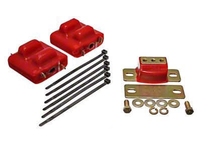 Energy Suspension 87-91 Suburban C10-C30 2WD Red Motor & Transmision - 3.1128R