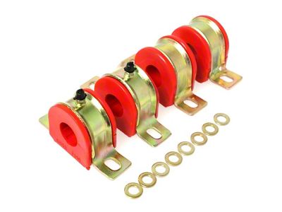 Energy Suspension 1-1/16in Greaseable S/B Set - Red - 3.5175R