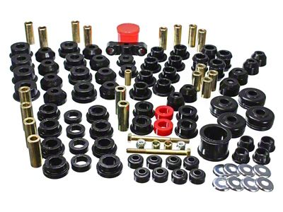 Energy Suspension 88-91 Honda Civic/CRX Black Hyper-Flex Master Bushing Set - 16.18102G
