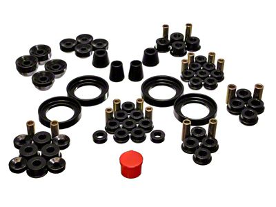 Energy Suspension 92-96 Honda Prelude Black Hyper-Flex Master Bushing Set - 16.18106G