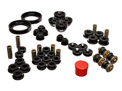 Energy Suspension 94-97 Honda Accord/Odyssey Black Hyper-Flex Master Bushing Set - 16.18107G