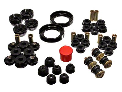 Energy Suspension 90-93 Honda Accord/Odyssey Black Hyper-Flex Master Bushing Set - 16.18108G