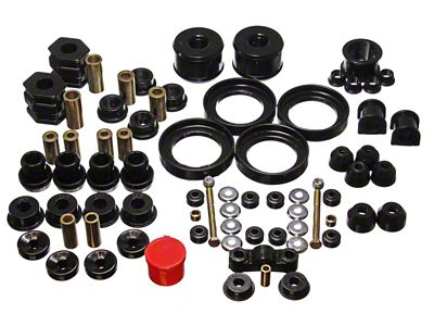 Energy Suspension 96-00 Honda Civic/CRX Black Hyper-Flex Master Bushing Set - 16.18110G