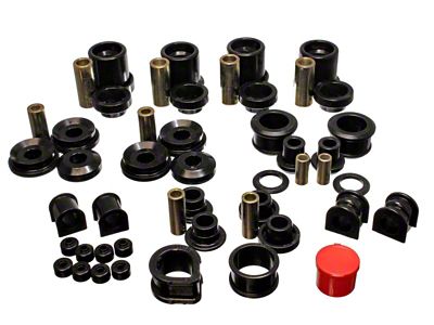 Energy Suspension 90-96 Nissan 300ZX Black Hyper-Flex Master Bushing Set - 7.18105G