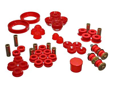 Energy Suspension 94-97 Honda Accord/Odyssey Red Hyper-Flex Master Bushing Set - 16.18107R