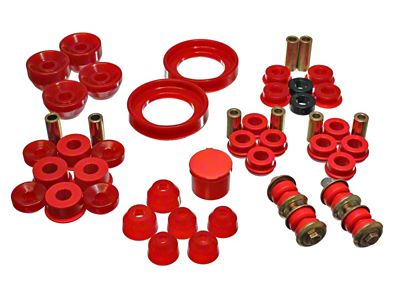 Energy Suspension 90-93 Honda Accord/Odyssey Red Hyper-Flex Master Bushing Set - 16.18108R
