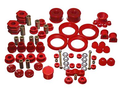 Energy Suspension 96-00 Honda Civic/CRX Red Hyper-Flex Master Bushing Set - 16.18110R