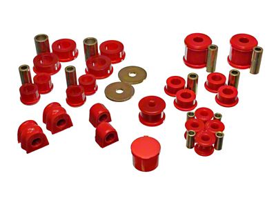 Energy Suspension 02-06 Subaru Impreza/WRX Red Hyper-Flex Master Bushing Set - 19.18101R