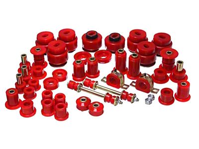 Energy Suspension 07-10 Chevy/GMC Hyper-Flex Master Bushing Set - Red - 3.18133R