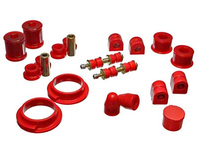 Energy Suspension 00-04 Ford Focus Red Hyper-flex Master Bushing Set - 4.18119R