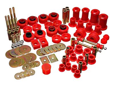Energy Suspension Ford F-150/F-250 4WD Red Hyper-flex Master Bushing Set - 4.18123R