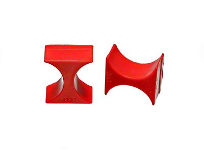 Energy Suspension 2 X 2 Shock Isolator Set - Red - 9.9161R