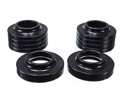 Energy Suspension Jeep Spring Isolators - Black - 2.6102G