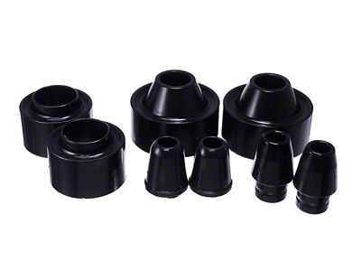 Energy Suspension 07-17 Jeep Wrangler JK Black Front & Rear - 2.6113G