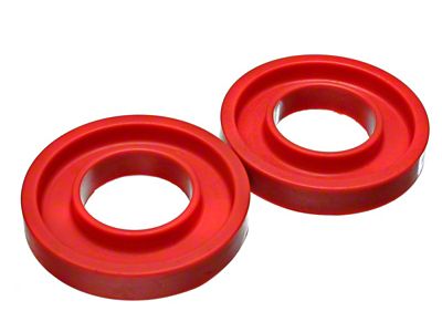 Energy Suspension Coil Spring Isolator Set - Red - 9.6105R