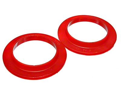 Energy Suspension Coil Spring Isolator Set - Red - 9.6114R