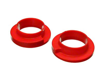 Energy Suspension Coil Spring Isolator Set - Red - 9.6117R