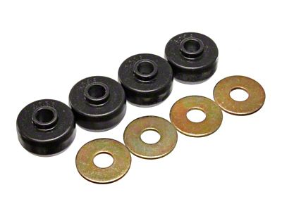 Energy Suspension 84-96 Chevy Corvette Black Spring Cushions for Rear - 3.2123G