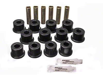 Energy Suspension Rear Spring Set - Black - 3.2128G