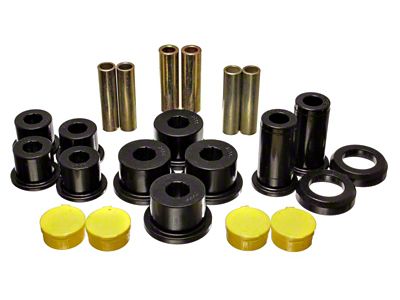 Energy Suspension 2/4 Wd Rear Leaf Spring Bshg - Black - 3.2142G