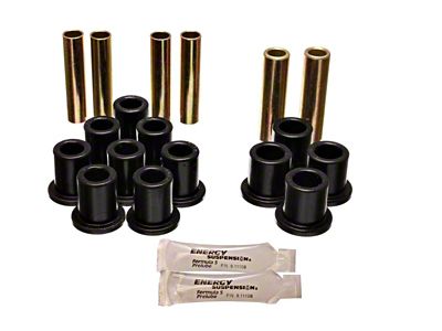 Energy Suspension Suspension Spring Bushings - Black - 5.2107G
