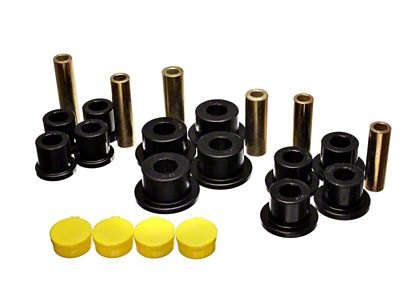Energy Suspension 02-05 Dodge Ram 1500 2WD Black Rear Leaf - 5.2115G