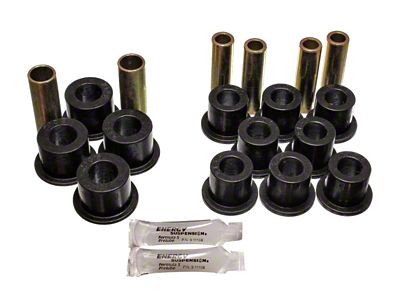 Energy Suspension 06/86-97 Nissan 720/Hardbody P/U 4WD Black Front Leaf - 7.2102G