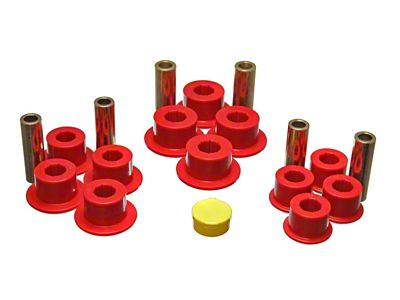 Energy Suspension Chevy Rear Leaf Spring Set - Red - 3.2141R