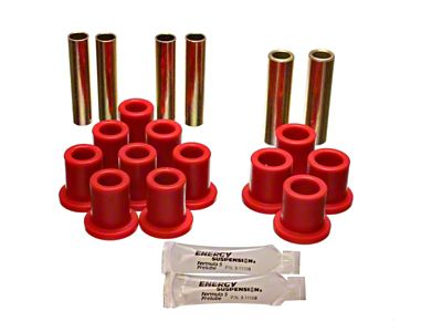 Energy Suspension Suspension Spring Bushings - Red - 5.2107R