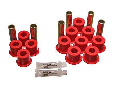 Energy Suspension Rear Spring Bushing Set - Red - 5.2113R