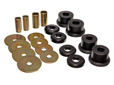 Energy Suspension 90-94 Mitsubishi Eclipse FWD Black Sub-Frame Bushing Set - 5.4103G