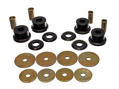 Energy Suspension 90-94 Mitsubishi Eclipse AWD Black Sub-Frame Bushing Set - 5.4105G