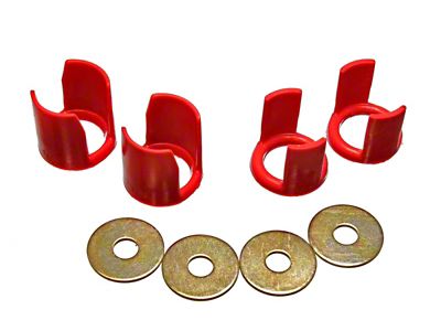 Energy Suspension 89-94 Nissan 240SX S13 Red Rear Subframe Insert - 7.1113R